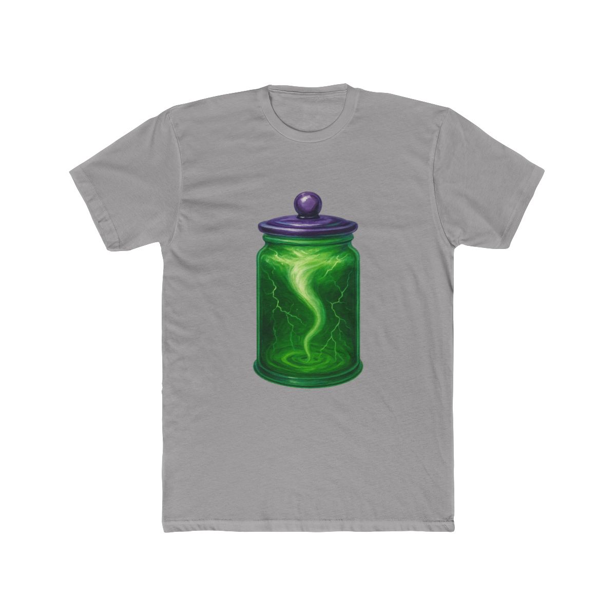 Thunder & lightning hurricane acrylic painting T-Shirt