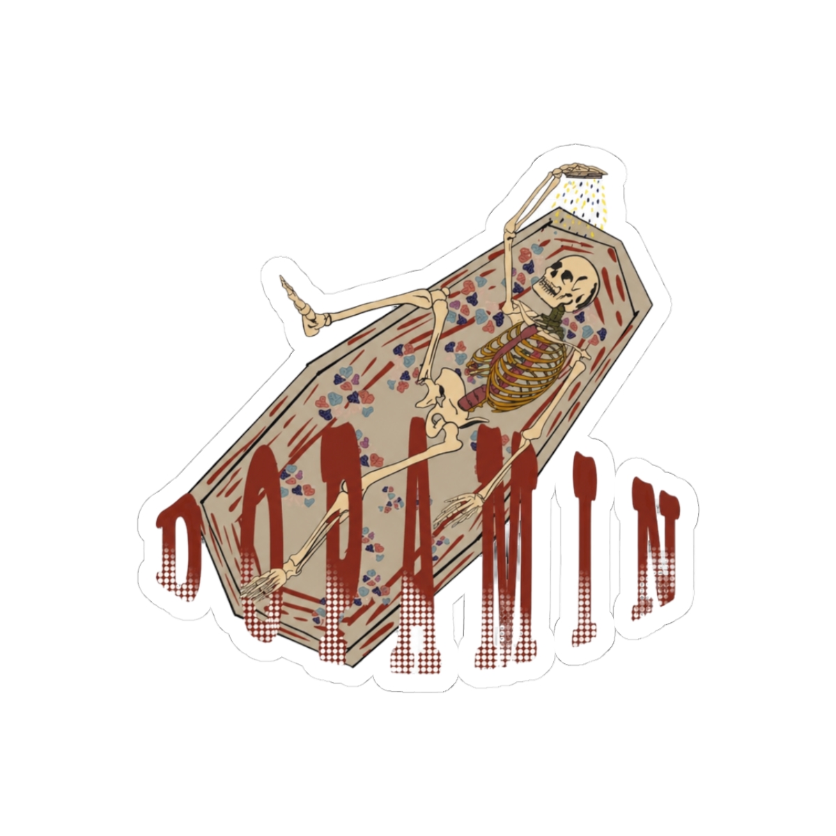 the internet dopamin Sticker