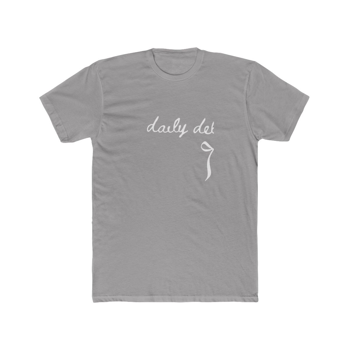 Daily Delulu Dose Script Bow Graphic T-Shirt