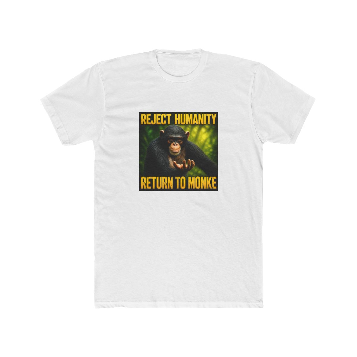 Reject Humanity Return To Monke Baseball T Shirt