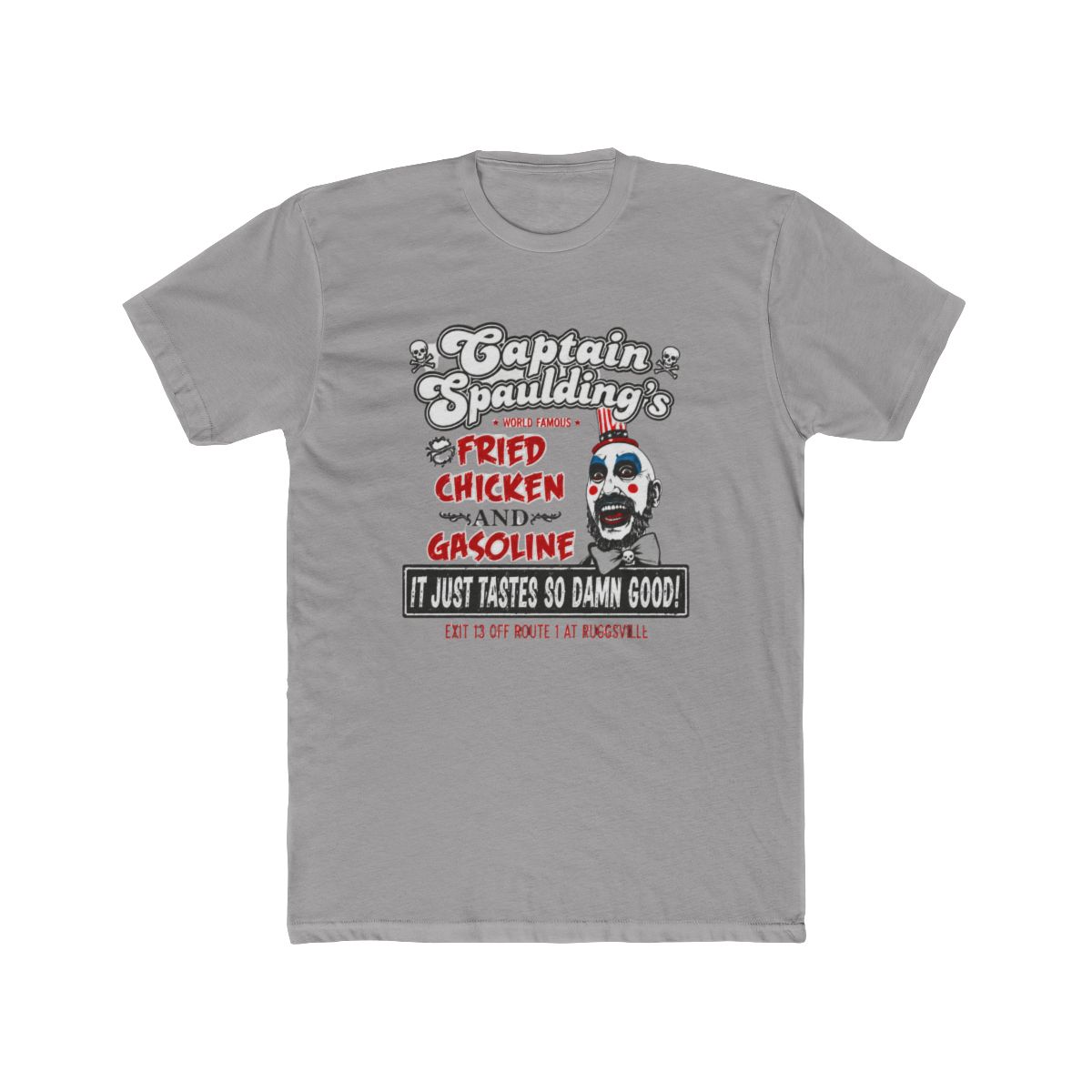 Captain Spaulding Fried Chicken and Gasoline Baseball T Shirt