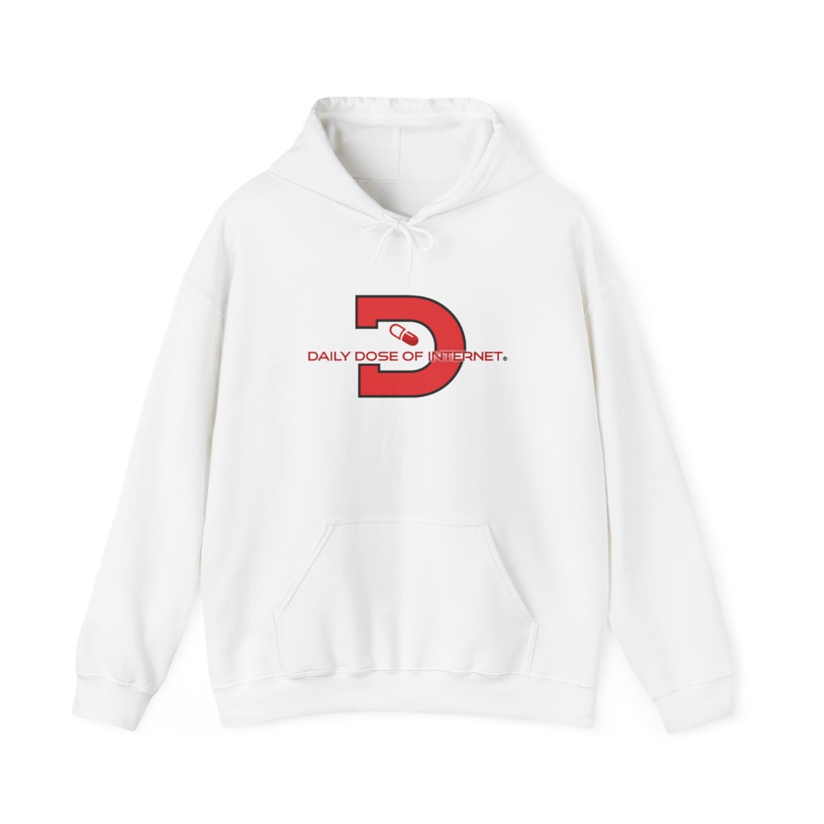 Daily Dose of Internet logo Hoodie | Minimal Red D Datedesign | Daily Dose of Internet — official Daily Dose of Internet Hoodies